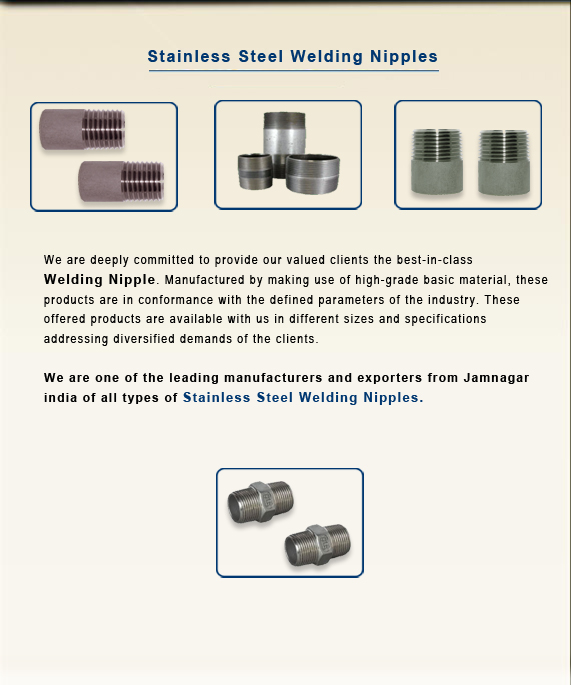 Stainless Steel Welding Nipples